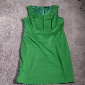 Alex Marie Bright Green Sleeveless Midi Dress